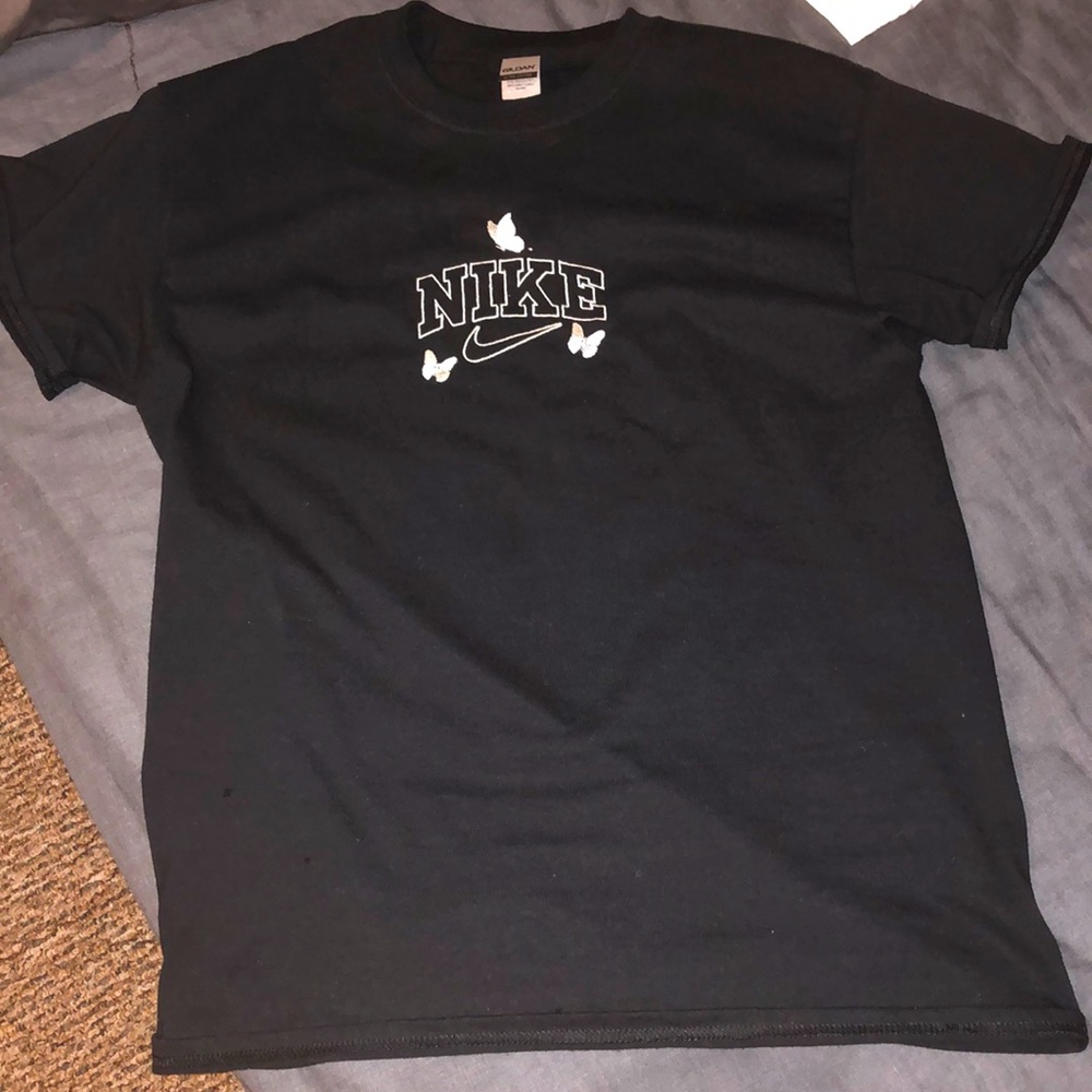 adorable butterfly nike tee